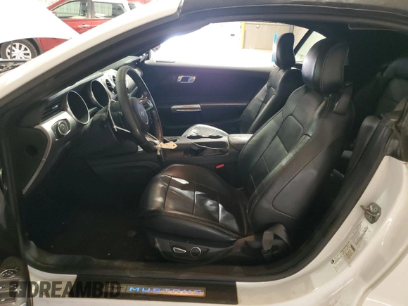 2018 Ford Mustang EcoBoost Premium with VIN 1FATP8UH9J5124396, listed as a Copart auction lot 61781055 with 105,036 mi miles and Salvage title. Bid and sale history available at DreamBid. Image 7.