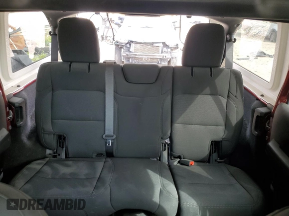 2022 Jeep Wrangler Unlimited Sport S with VIN 1C4HJXDG5NW120932, listed as a Copart auction lot 49704795 with 60,514 mi miles and Salvage Title. Bid and sale history available at DreamBid. Image 10.