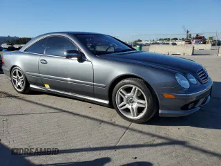 2006 Mercedes-Benz CL 500 with VIN WDBPJ75J76A046982, listed as a Copart auction lot 81496404 with 102,782 mi miles and Salvage Title. Bid and sale history available at carsss.com. Image 4.