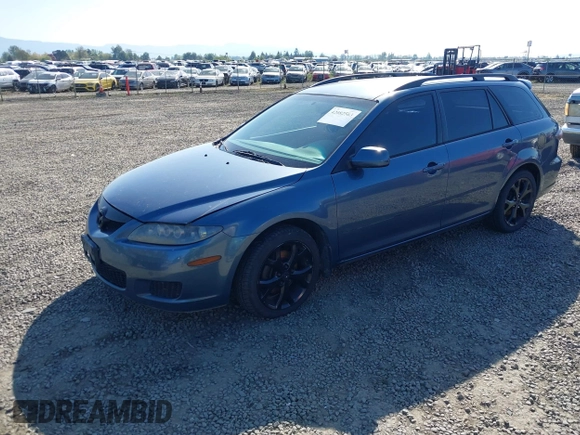2006 Mazda 6 S Sport VE with VIN 1YVHP82D565M04589, listed as a IAAI auction lot 42082563 with 178,393 mi miles and . Bid and sale history available at carsss.com. Image 2.
