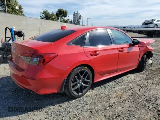 2022 Honda Civic Sport with VIN 2HGFE2F58NH564722, listed as a Copart auction lot 50445445 with Not Provided miles and Salvage Title. Bid and sale history available at carsss.com. Image 3.