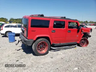 2004 Hummer H2 with VIN 5GRGN23U04H116668, listed as a Copart auction lot 41477165 with 0 mi miles and Salvage Title. Bid and sale history available at carsss.com. Image 3.