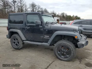 2014 Jeep Wrangler Sport with VIN 1C4GJWAG5EL216023, listed as a Copart auction lot 88272575 with 182,450 mi miles and Clean Title. Bid and sale history available at carsss.com. Image 4.