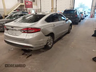 2017 Ford Fusion S with VIN 3FA6P0G79HR186602, listed as a IAAI auction lot 41360505 with Not Provided miles. Bid and sale history available at carsss.com. Image 4.