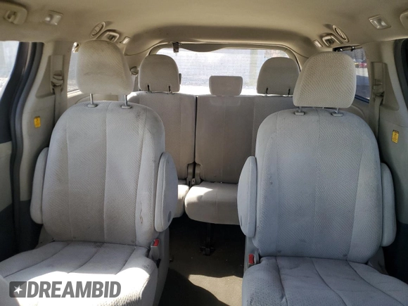 2012 Toyota Sienna LE with VIN 5TDJK3DC3CS040000, listed as a Copart auction lot 49530255 with 165,478 mi miles and Salvage Title. Bid and sale history available at carsss.com. Image 10.