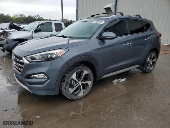 2017 Hyundai Tucson Value with VIN KM8J33A22HU367754, listed as a Copart auction lot 42009495 with 55,477 mi miles and Salvage Title. Bid and sale history available at carsss.com. Image 1.
