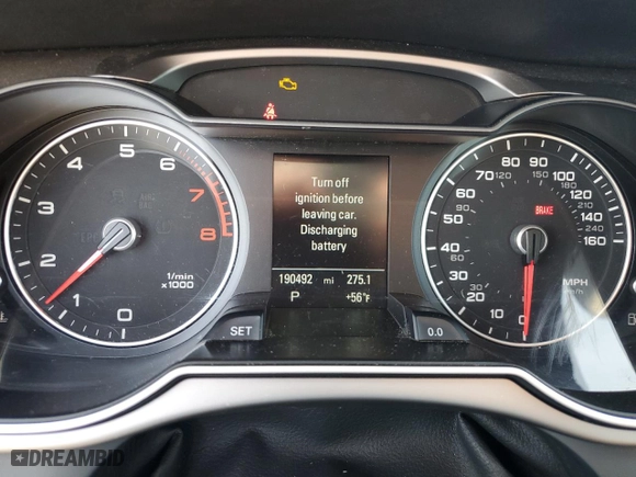 2013 Audi allroad Premium Plus with VIN WA1UFAFL7DA246531, listed as a Copart auction lot 79720564 with 190,492 mi miles and Clean Title. Bid and sale history available at carsss.com. Image 12.