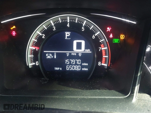 2016 Honda Civic Sedan LX with VIN 2HGFC2F53GH556228, listed as a IAAI auction lot 41867448 with 157,970 mi miles. Bid and sale history available at carsss.com. Image 15.