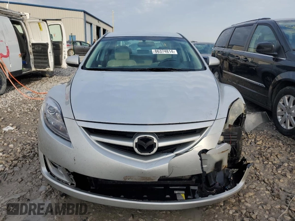 2009 Mazda 6 i Touring with VIN 1YVHP82A795M14941, listed as a Copart auction lot 86374814 with 205,336 mi miles and Salvage Title. Bid and sale history available at carsss.com. Image 5.