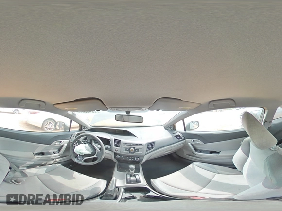 2012 Honda Civic Cpe LX with VIN 2HGFG3B55CH536959, listed as a Copart auction lot 52423345 with 178,650 mi miles and Salvage Title. Bid and sale history available at carsss.com. Image 13.