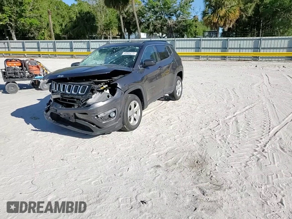 2019 Jeep Compass Latitude with VIN 3C4NJDBB9KT665820, listed as a Copart auction lot 49905275 with 0 mi miles and Non Repairable. Bid and sale history available at carsss.com. Image 12.