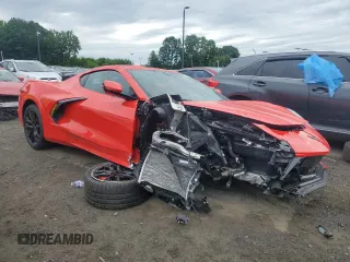 2024 Chevrolet Corvette 2LT with VIN 1G1YB2D43R5121717, listed as a Copart auction lot 61812805 with 1,084 mi miles and Salvage title. Bid and sale history available at DreamBid. Image 4.
