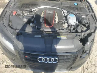 2014 Audi S7 Prestige with VIN WAUW2AFC4EN077425, listed as a Copart auction lot 53777755 with 136,062 mi miles and Salvage Title. Bid and sale history available at carsss.com. Image 11.