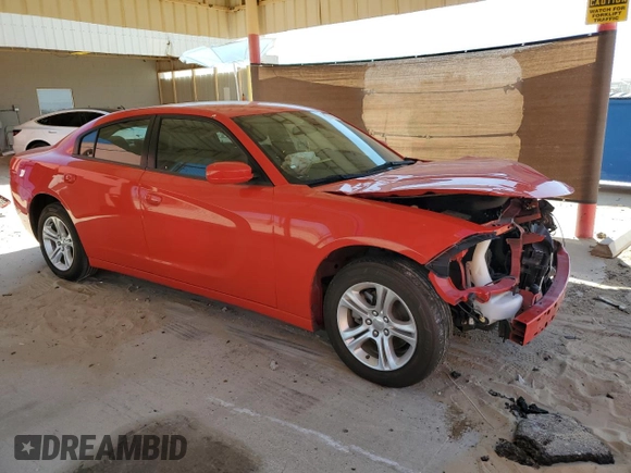 2021 Dodge Charger SXT with VIN 2C3CDXBG1MH639045, listed as a Copart auction lot 55237065 with 65,109 mi miles and Salvage Title. Bid and sale history available at carsss.com. Image 4.
