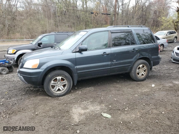 2004 Honda Pilot EX with VIN 5FNYF18414B011031, listed as a Copart auction lot 51757545 with 0 mi miles and Salvage Title. Bid and sale history available at carsss.com. Image 1.