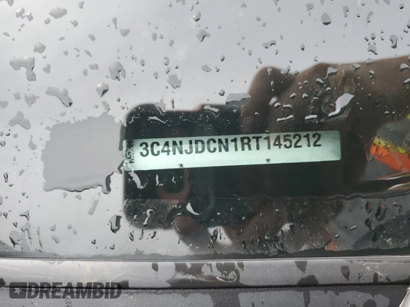 2024 Jeep Compass Limited with VIN 3C4NJDCN1RT145212, listed as a Copart auction lot 61824575 with 34,222 mi miles and Clean title. Bid and sale history available at DreamBid. Image 14.