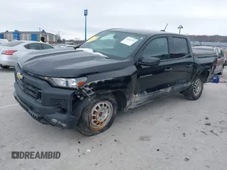 2023 Chevrolet Colorado 4WD Work Truck z VIN 1GCGTBEC4P1198879, wystawiony jako IAAI lot #41322797 z przebiegiem 13 414 mil mil oraz . Historia ofert i sprzedaży dostępna na DreamBid. Obrazek 2.