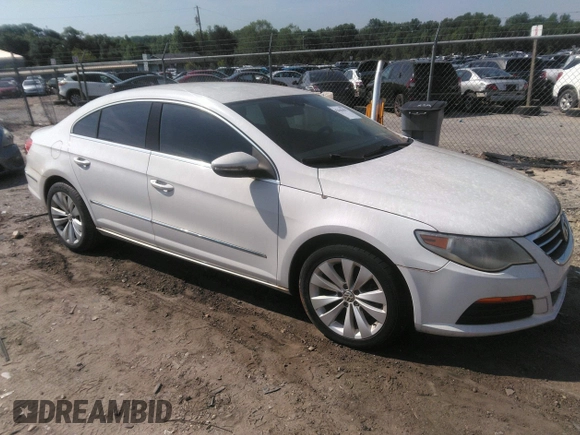2012 Volkswagen CC Sport with VIN WVWMN7AN7CE514943, listed as a IAAI auction lot 42166455 with 77,839 mi miles. Bid and sale history available at carsss.com. Image 1.