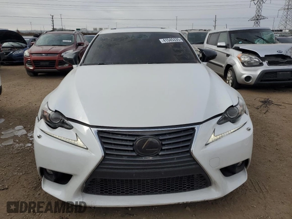 2015 Lexus IS 350 with VIN JTHCE1D24F5007057, listed as a Copart auction lot 41545335 with 73,871 mi miles and Salvage Title. Bid and sale history available at DreamBid. Image 5.