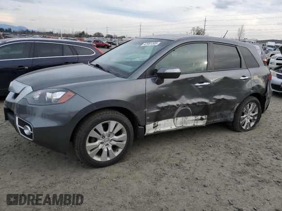 2010 Acura RDX with VIN 5J8TB1H28AA005205, listed as a Copart auction lot 42991305 with 125,009 mi miles and Salvage Title. Bid and sale history available at carsss.com. Image 1.