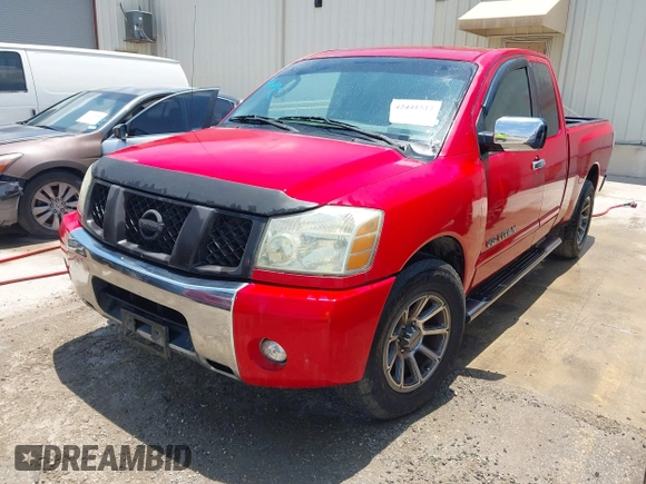 2007 Nissan Titan LE with VIN 1N6BA06A87N242731, listed as a IAAI auction lot 42441512 with 263,824 mi miles and . Bid and sale history available at DreamBid. Image 2.