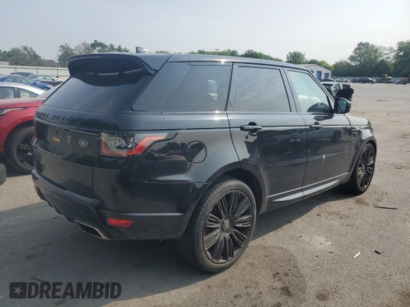 2021 Land Rover Range Rover Sport HSE Dynamic with VIN SALWR2SE7MA755904, listed as a Copart auction lot 59849575 with 23,245 mi miles and Salvage title. Bid and sale history available at DreamBid. Image 3.