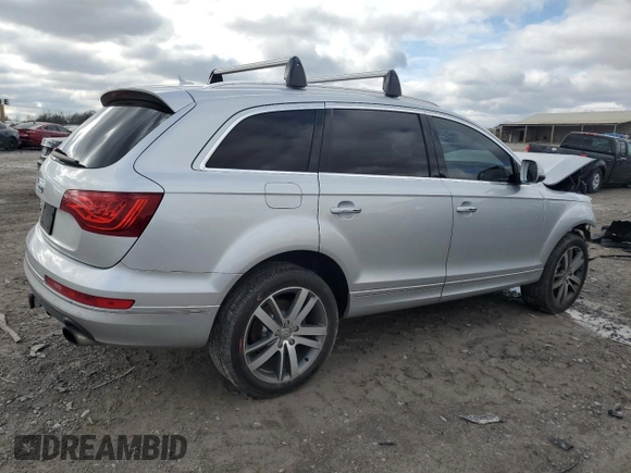 2013 Audi Q7 3.0T Premium Plus with VIN WA1LGAFE5DD004202, listed as a Copart auction lot 45193535 with 169,489 mi miles and Clean Title. Bid and sale history available at carsss.com. Image 3.