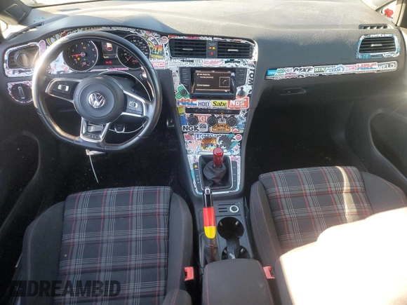 2015 Volkswagen Golf GTI S with VIN 3VW5T7AU0FM095282, listed as a Copart auction lot 75446584 with 102,494 mi miles and Salvage Title. Bid and sale history available at carsss.com. Image 8.