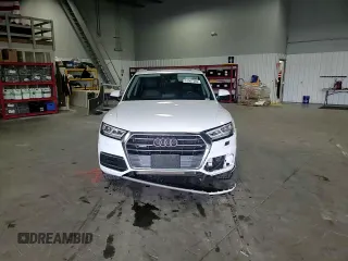 2019 Audi Q5 Premium Plus with VIN WA1BNAFY2K2035945, listed as a Copart auction lot 57507345 with 79,866 mi miles and Salvage title. Bid and sale history available at DreamBid. Image 14.