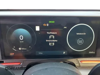 2025 Hyundai Kona Limited with VIN KM8HECA34SU190553, listed as a Copart auction lot 74576514 with 3,365 mi miles and Salvage Title. Bid and sale history available at DreamBid. Image 9.