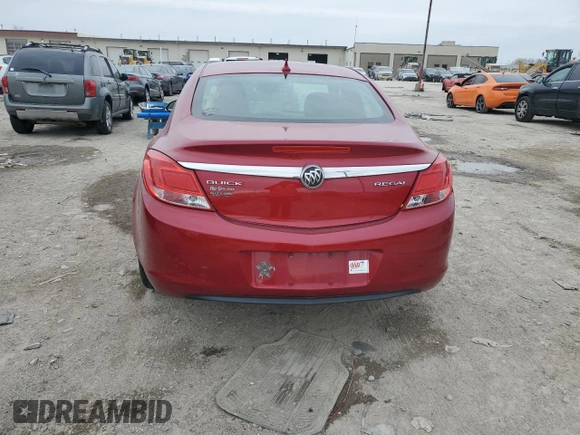 2012 Buick Regal with VIN 2G4GR5ERXC9207705, listed as a Copart auction lot 83295654 with 122,289 mi miles and Salvage Title. Bid and sale history available at carsss.com. Image 6.