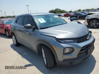 2021 Chevrolet TrailBlazer LS with VIN KL79MMS21MB180727, listed as a Copart auction lot 66133324 with 49,328 mi miles and Salvage Title. Bid and sale history available at DreamBid. Image 4.