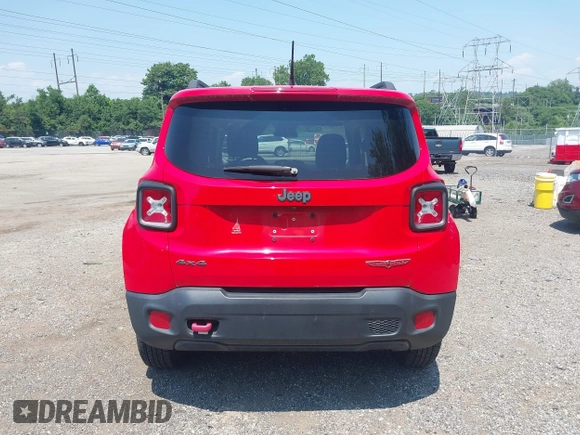 2016 Jeep Renegade Trailhawk with VIN ZACCJBCT0GPD21696, listed as a IAAI auction lot 42651973 with 91,106 mi miles and . Bid and sale history available at DreamBid. Image 17.