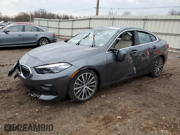2021 BMW 2 Series 228i xDrive with VIN WBA73AK00M7H08996, listed as a Copart auction lot 37654263 with 11,044 mi miles. Bid and sale history available at carsss.com. Image 1.