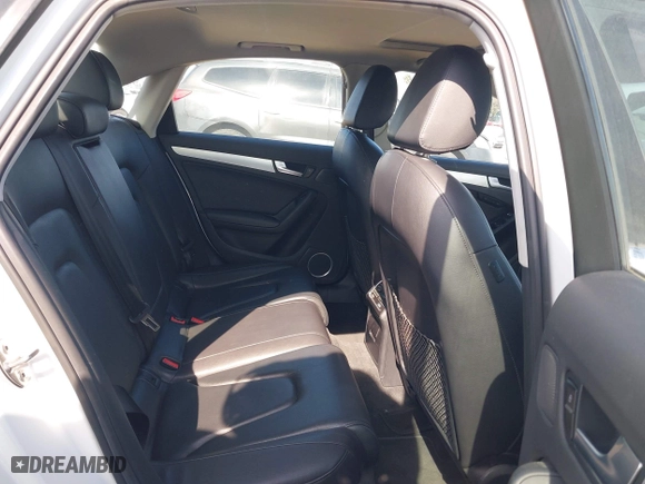 2012 Audi A4 2.0T Premium Plus with VIN WAUFFAFL2CN012462, listed as a IAAI auction lot 42084553 with 113,271 mi miles. Bid and sale history available at carsss.com. Image 8.