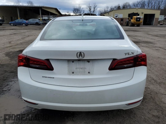 2017 Acura TLX with VIN 19UUB1F37HA002676, listed as a Copart auction lot 48238855 with 110,143 mi miles and Salvage Title. Bid and sale history available at carsss.com. Image 6.