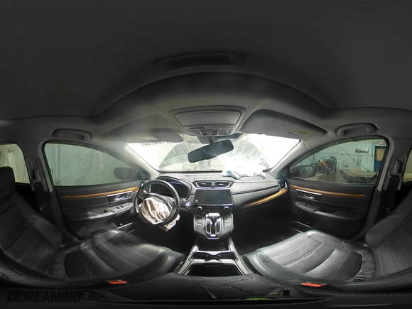 2017 Honda CR-V EX-L with VIN 7FARW1H81HE000192, listed as a Copart auction lot 43125755 with 0 mi miles and Salvage Title. Bid and sale history available at carsss.com. Image 16.