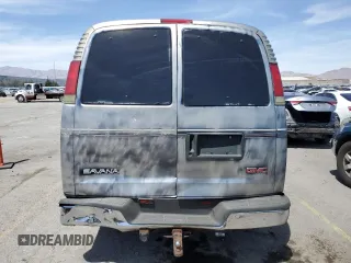 2002 GMC Savana z VIN 1GDFG15R521161679, wystawiony jako Copart lot #54451565 z przebiegiem 147 028 mil mil oraz Szkody całkowita. Historia ofert i sprzedaży dostępna na DreamBid. Obrazek 6.