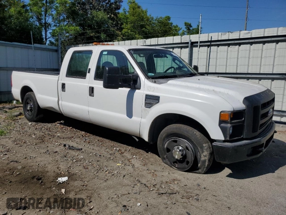 2008 Ford F-250 XL with VIN 1FTSW20588EC04221, listed as a Copart auction lot 55521315 with 176,276 mi miles and Salvage title. Bid and sale history available at DreamBid. Image 4.