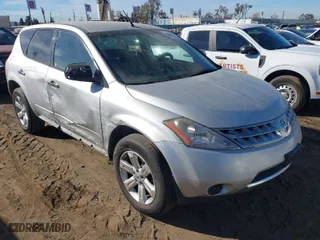 2006 Nissan Murano SL with VIN JN8AZ08W06W517392, listed as a IAAI auction lot 41419047 with 131,906 mi miles. Bid and sale history available at carsss.com. Image 1.