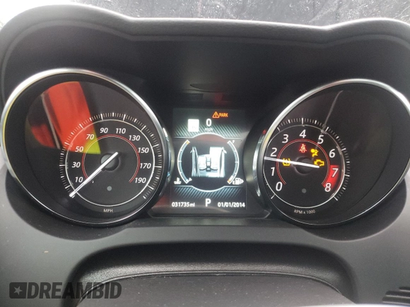 2019 Jaguar F-Type with VIN SAJDD1EV5KCK60915, listed as a Copart auction lot 85335414 with 31,735 mi miles and Salvage Title. Bid and sale history available at DreamBid. Image 9.