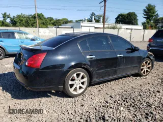 2007 Nissan Maxima 3.5 SE with VIN 1N4BA41E37C818943, listed as a Copart auction lot 65990034 with 155,961 mi miles and Salvage Title. Bid and sale history available at carsss.com. Image 3.