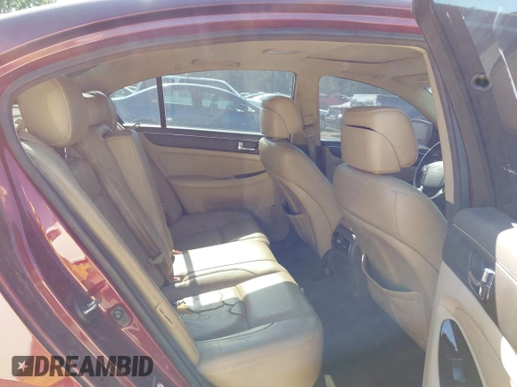 2011 Hyundai Genesis with VIN KMHGC4DF9BU124576, listed as a IAAI auction lot 41971684 with 199,322 mi miles and . Bid and sale history available at DreamBid. Image 8.