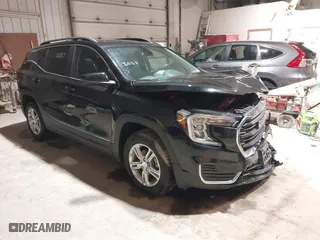 2022 GMC Terrain SLE with VIN 3GKALTEV8NL114912, listed as a IAAI auction lot 41942027 with 63,675 mi miles. Bid and sale history available at carsss.com. Image 1.