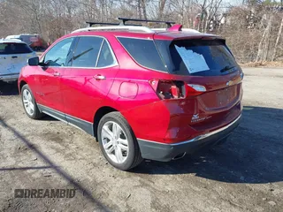 2019 Chevrolet Equinox Premier with VIN 3GNAXYEX0KS637042, listed as a IAAI auction lot 41160290 with 16,754 mi miles and . Bid and sale history available at DreamBid. Image 3.