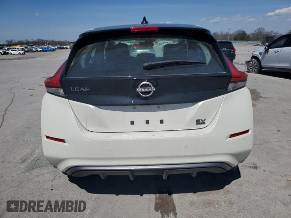 2024 Nissan LEAF SV Plus z VIN 1N4CZ1CV6RC554676, wystawiony jako Copart lot #50208455 z przebiegiem 2 920 mil mil oraz Szkoda całkowita • Salvage title. Historia ofert i sprzedaży dostępna na DreamBid. Obrazek 6.