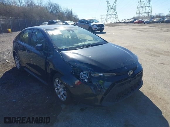 2020 Toyota Corolla LE with VIN JTDEPRAEXLJ082818, listed as a IAAI auction lot 41908598 with 88,781 mi miles. Bid and sale history available at carsss.com. Image 6.