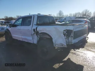 2024 Ford F-150 Raptor with VIN 1FTFW1RG1RFA22551, listed as a Copart auction lot 41604745 with 5,474 mi miles and Salvage Title. Bid and sale history available at DreamBid. Image 2.