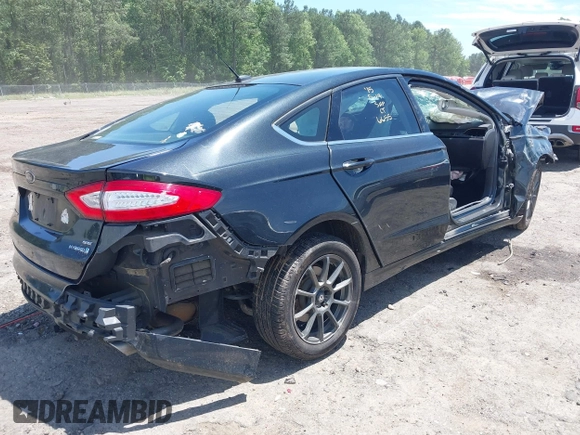 2015 Ford Fusion SE Hybrid with VIN 3FA6P0LU6FR166655, listed as a IAAI auction lot 42334743 with Not provided miles and . Bid and sale history available at DreamBid. Image 4.