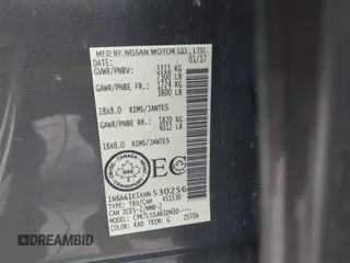 2017 Nissan Titan Platinum Reserve z VIN 1N6AA1E5XHN530256, wystawiony jako IAAI lot #42031654 z przebiegiem 97 200 mil mil oraz . Historia ofert i sprzedaży dostępna na DreamBid. Obrazek 9.